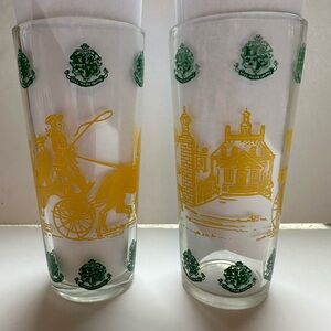 VTG 1950’s Colonial Williamsburg jelly jar glasses